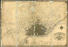 Plano Topográfico de la Ciudad de Buenos Aires y de todo su Municipio incluyendo parte de los par...