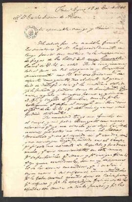 [Copia de carta de Luis Vernet a Carlos María de Alvear, Ministro de la Confederación Argentina e...