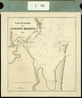 Plan de la Baie de Lourenço Marques. [Mapa de la Bahía de Marquez Lorenzo.]
