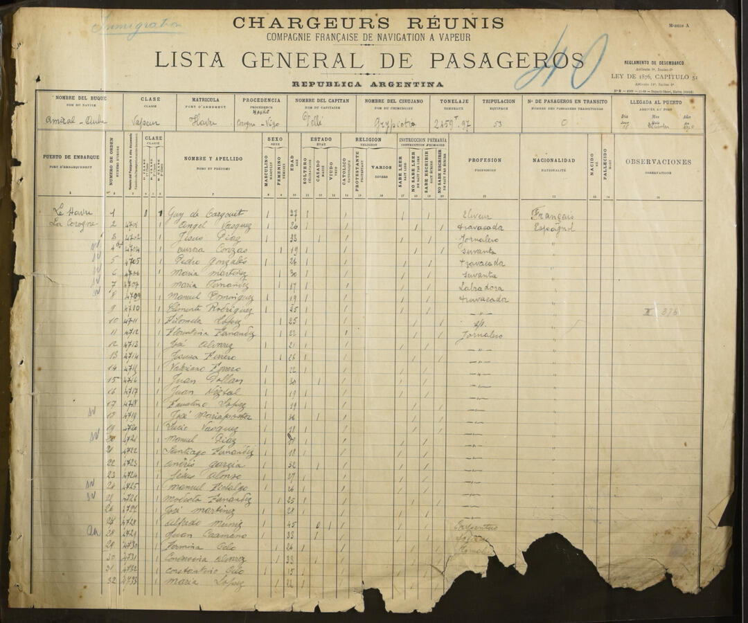 Original Document numérique not accessible