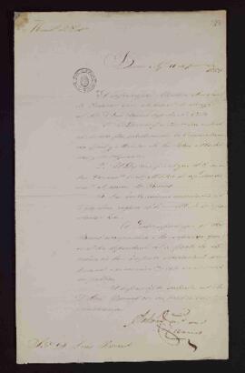 [Copia del decreto nombrando a Luis Vernet como Comandante Civil y Militar de las Islas Malvinas.]