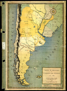 Líneas de frontera y conquista del Desierto 1774-1783. Impreso.
