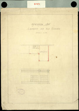 Oficinas del Archivo de la Nación. Original.