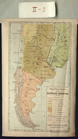 Mapa fitogeográfico de la República Argentina. Impreso.