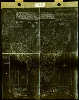 Mapa dos confins do Brazil com as leras da Coroa de España  America Meridional. Feito no anno 174...