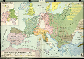 El Imperio de Carlomagno y su desintegración (800-900).