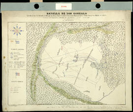 Batalla de Don Gonzalo. Librada el día 9 de diciembre de 1873 por las fuerzas nacionales al mando...