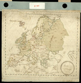 Carte d´Europe. [Mapa de Europa]