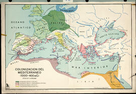 Colonización del Mediterráneo (1000-400 a.C.).