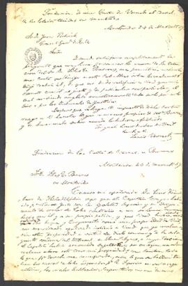 [Traducción de la carta anterior y transcripción de la carta enviada por Luis Vernet a Silas Burr...