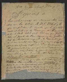 [Copia de las colecciones de documentos referentes al costa de la colonia fundad en el Puerto de ...