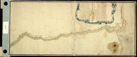 Plano del Río Negro nombrado por los indios Río Grande en la Costa Oriental Patagónica sacada por...
