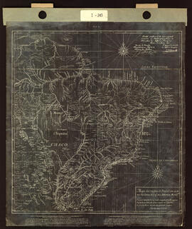 Mapa dos confins do Brazil com as leras da Coroa de España  America Meridional. Feito no anno 174...
