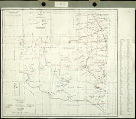 Provincia de La Pampa. Mapa minero. 1971.