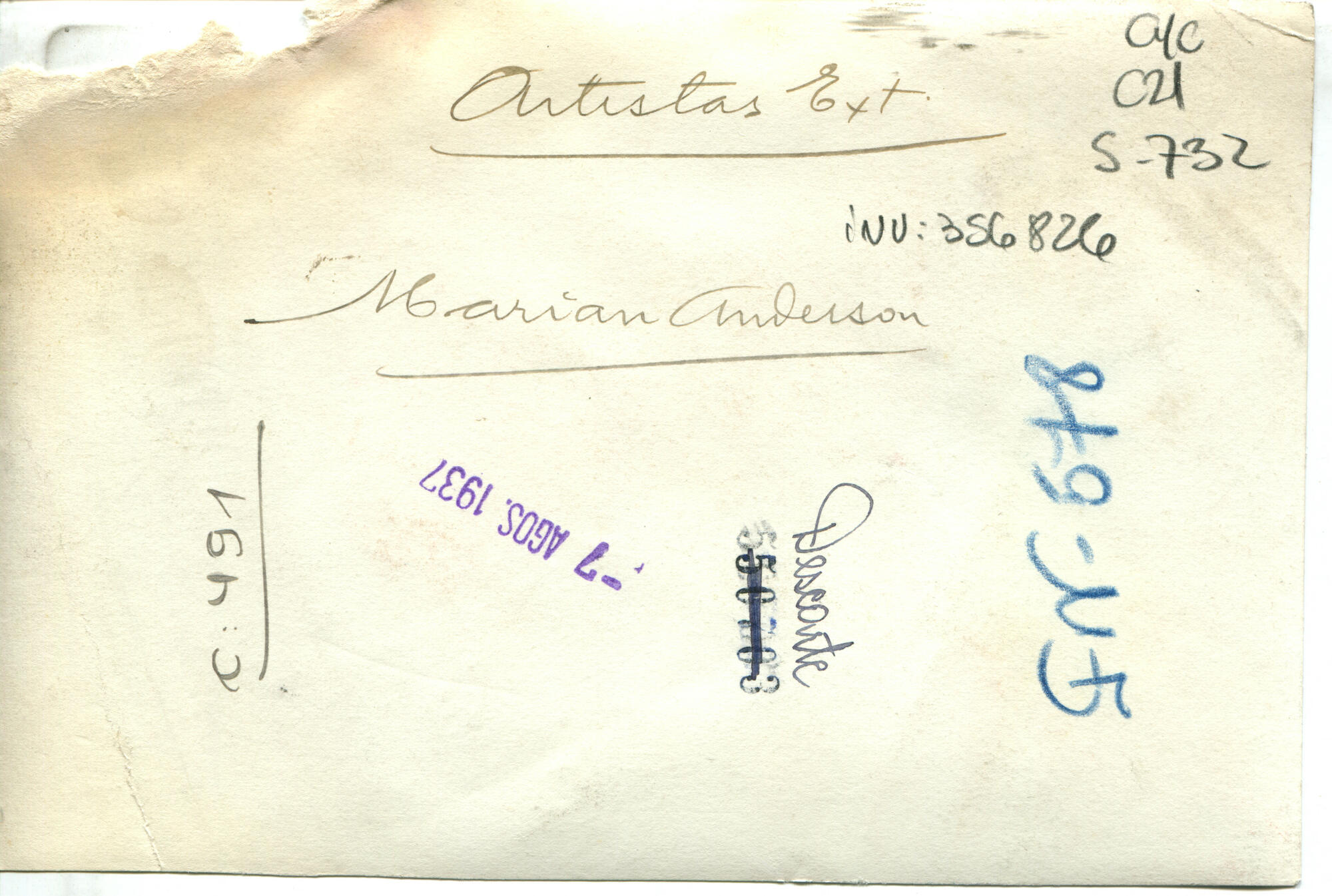 Original Digital object not accessible