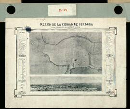 Plano de la Ciudad de Córdoba levantado y dibujado por el ingeniero Albano M. Laberge. Impreso.