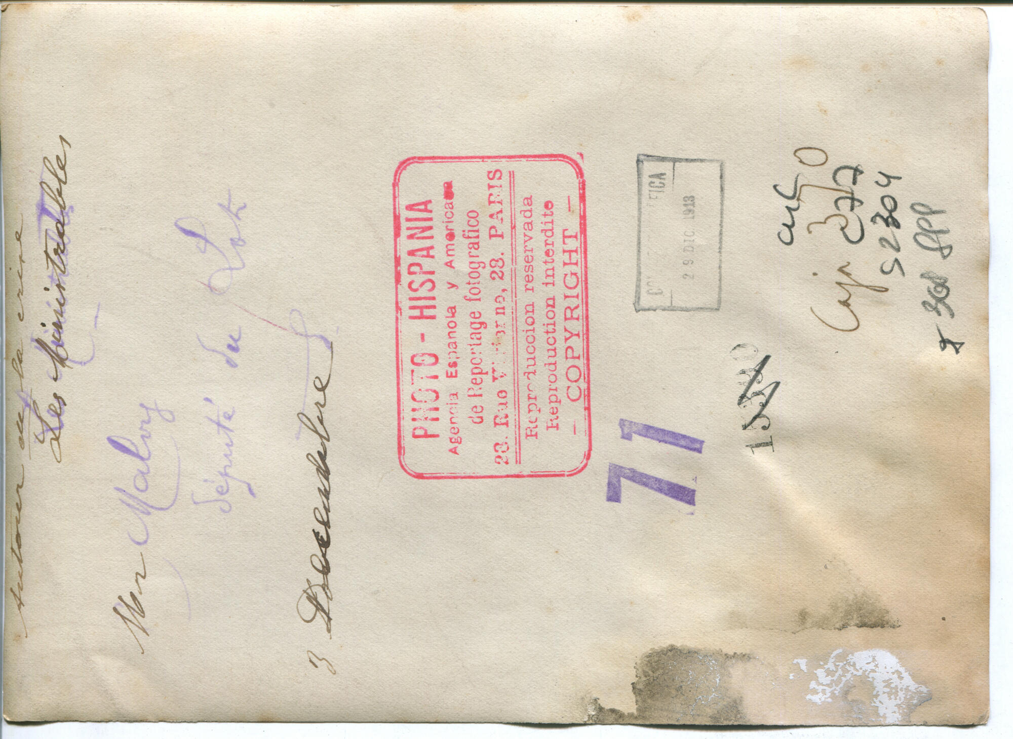Original Digital object not accessible