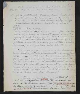 El adjunto documento del 5 de enero de 1825 demuestra las obligaciones contraidas reciprocamente ...