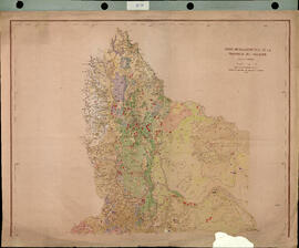Mapa metalogenético de la Provincia del Neuquén. Base cartográfica de la Dirección Nacional de Geología y Minería. 1972.